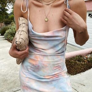 Pastel Tie Dye Mini Dress